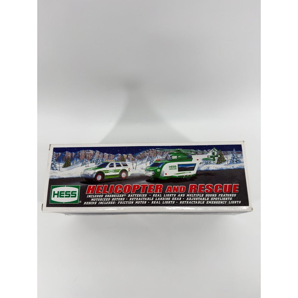 HESS 2012 Helicopter and Rescue Mint in Box Never Used Never Opened and Manual